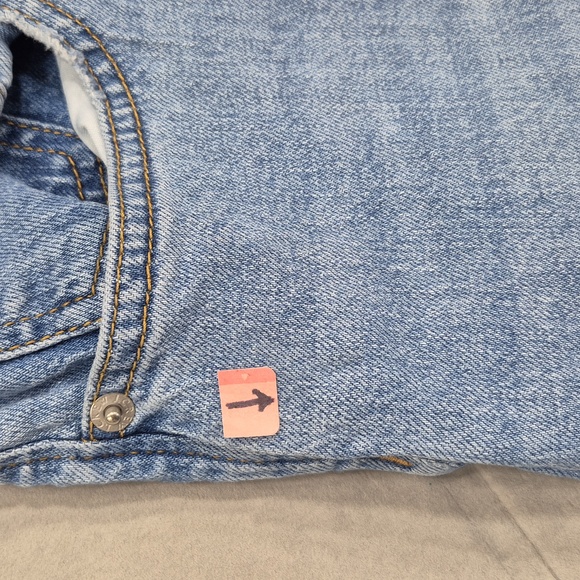 J Crew jeans women's 29 Wide Leg Crop raw hem stretch high rise - Picture 12 of 12